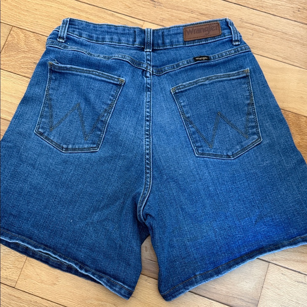 Wrangler Indigo Casual Denim Shorts